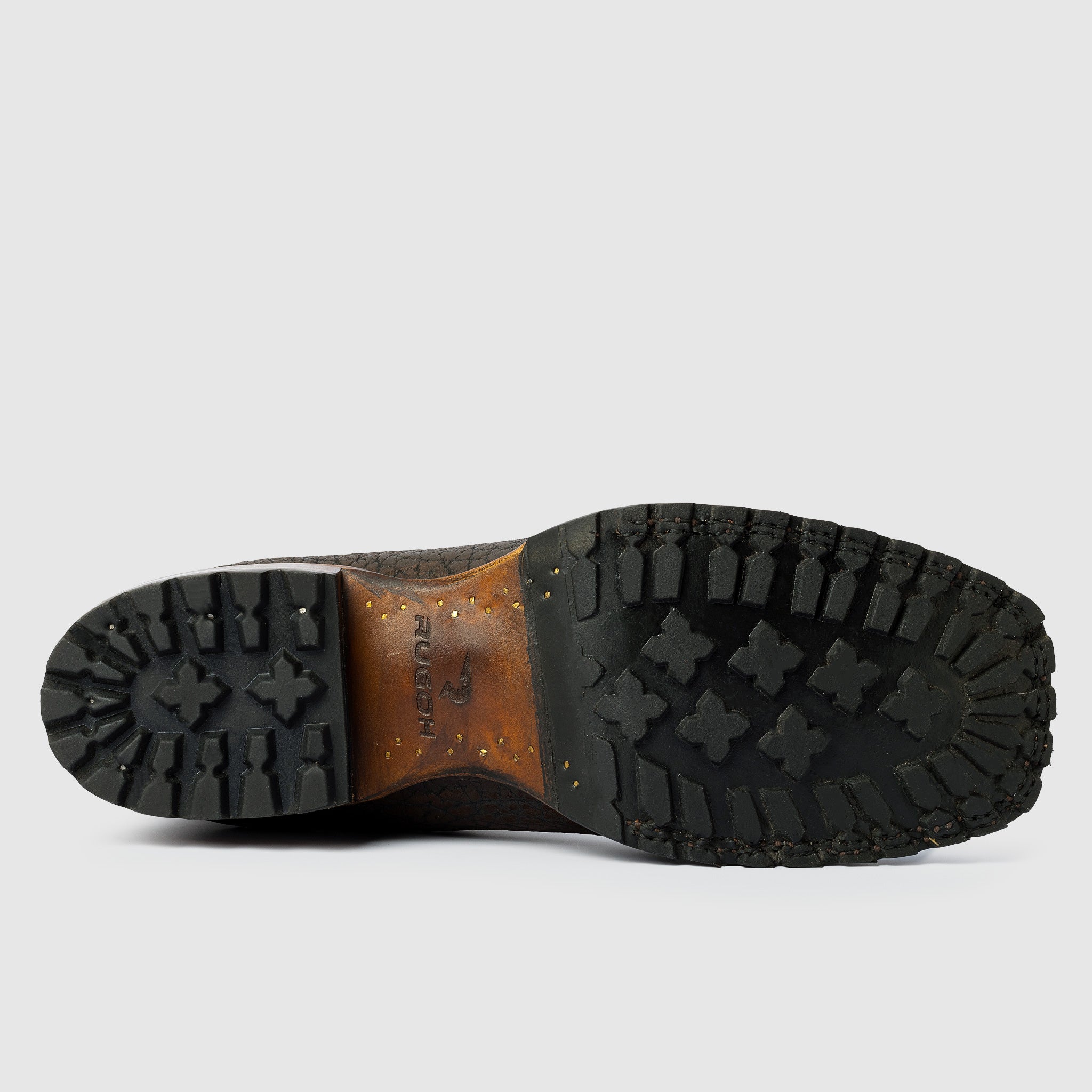 RUGOH | Bull Neck Leather Chelsea Boot