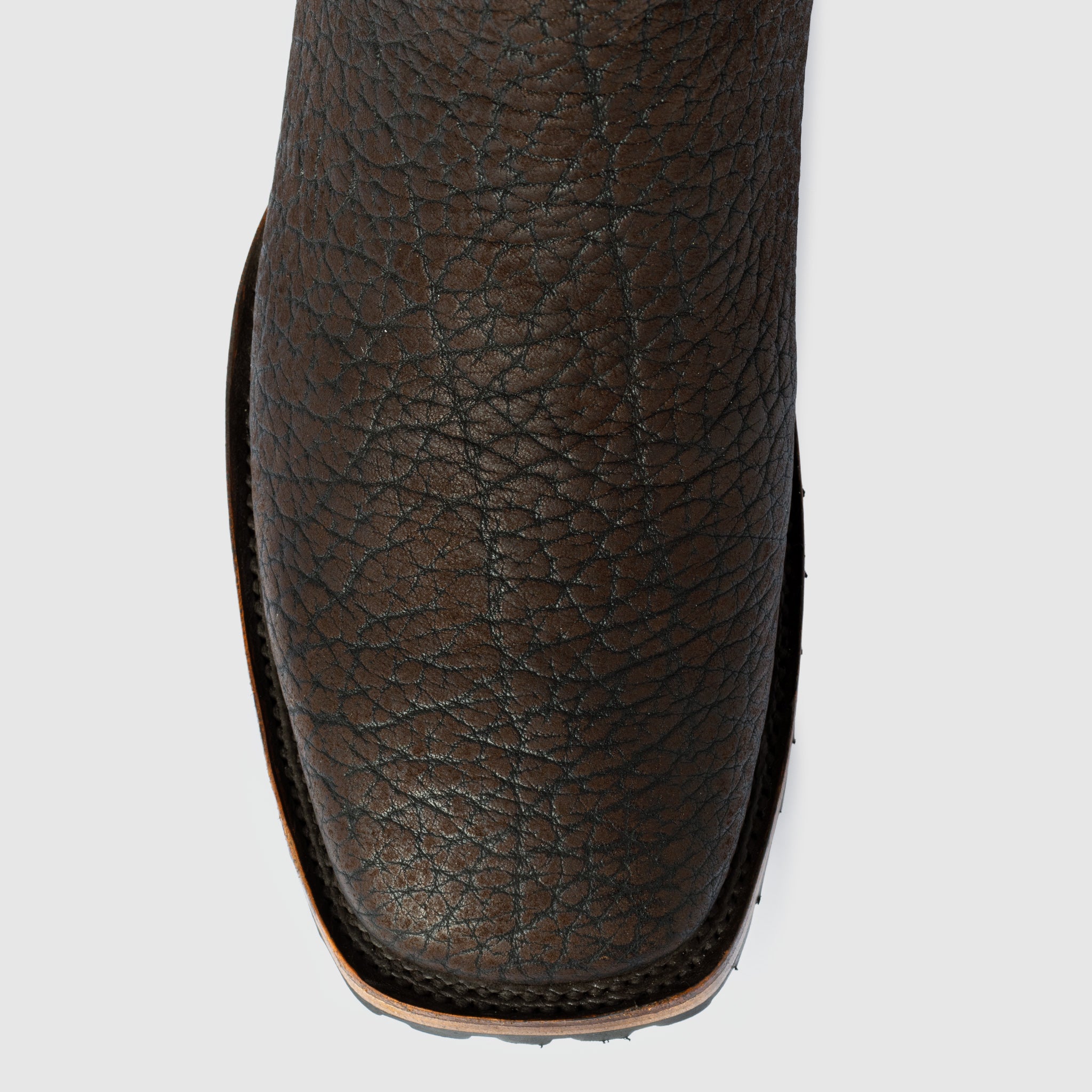 RUGOH | Bull Neck Leather Chelsea Boot